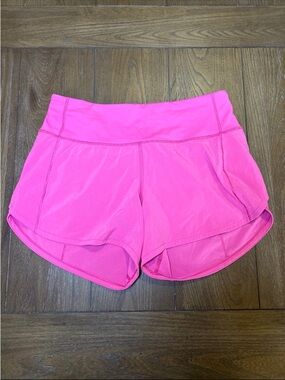 lululemon athletica Hot Pink Running Shorts